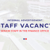 Staff Vacancy | Senior Staff in the Finance Office