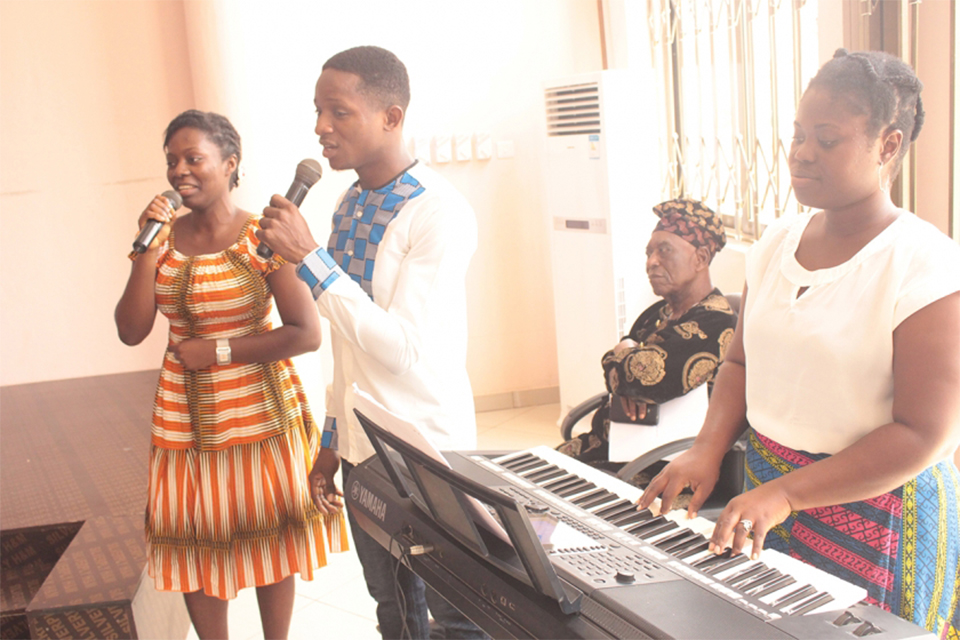 A musical interlude by students from the Department of Music Education