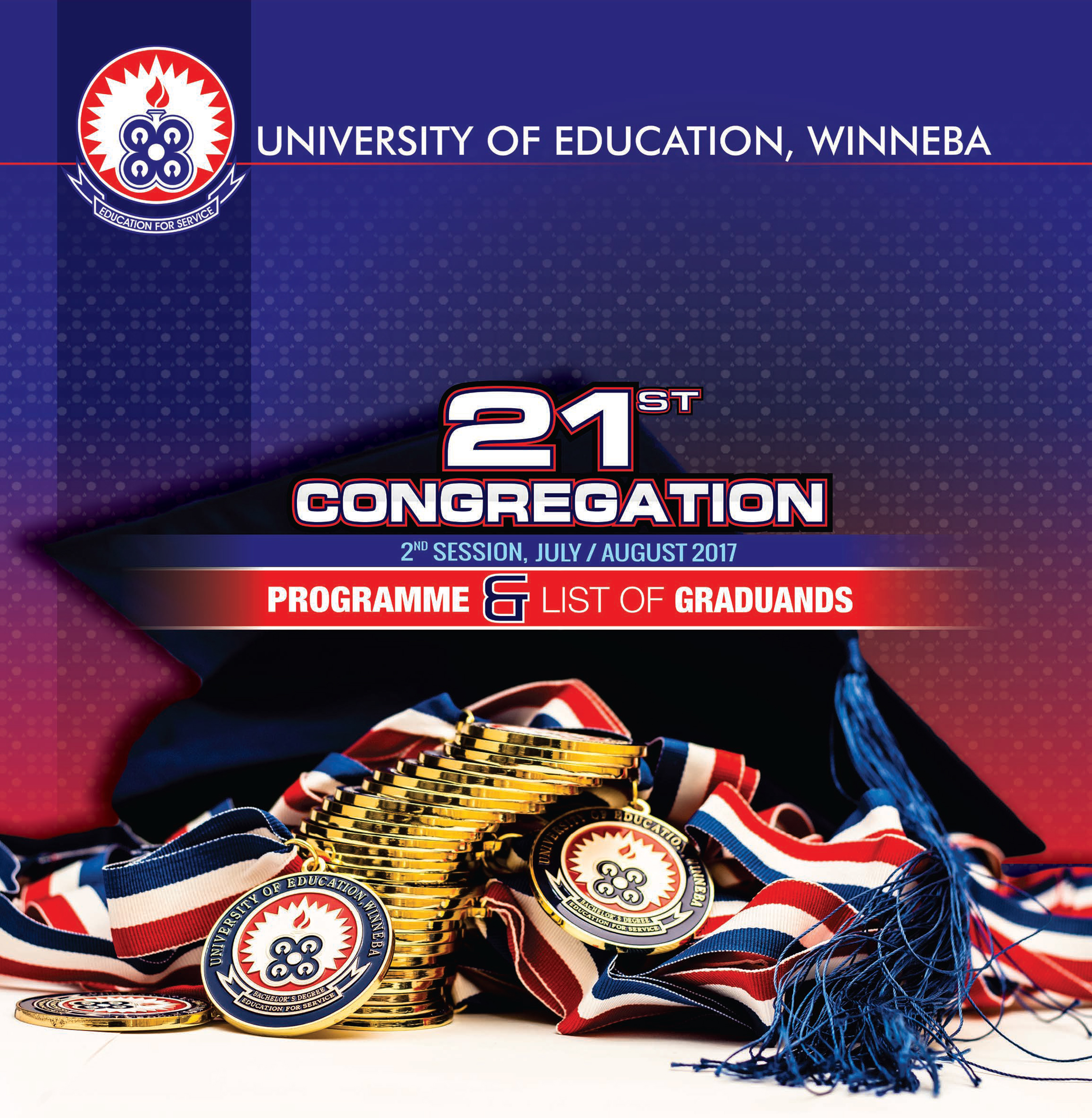  List of Graduands, 21st Congregation, Session II