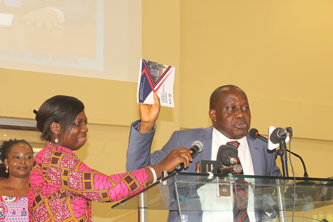 Rev. Fr. Prof. Anthony Afful-Broni during the launch of the maiden journal of CHRAPS