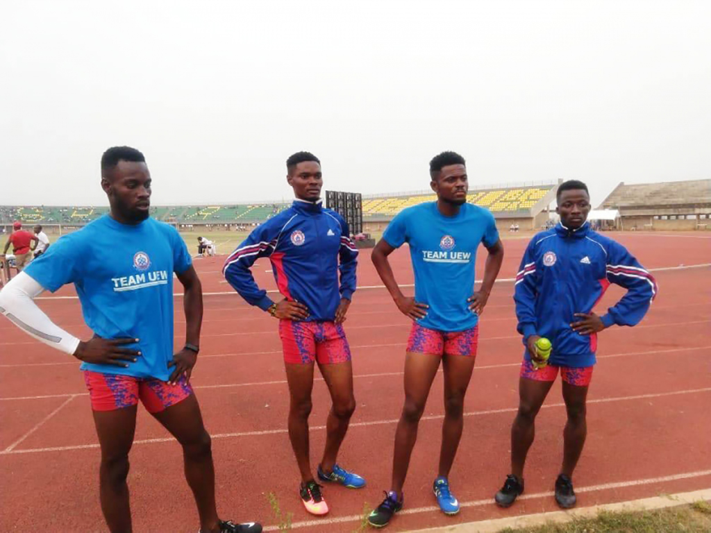 UEW 4x400m relay men team