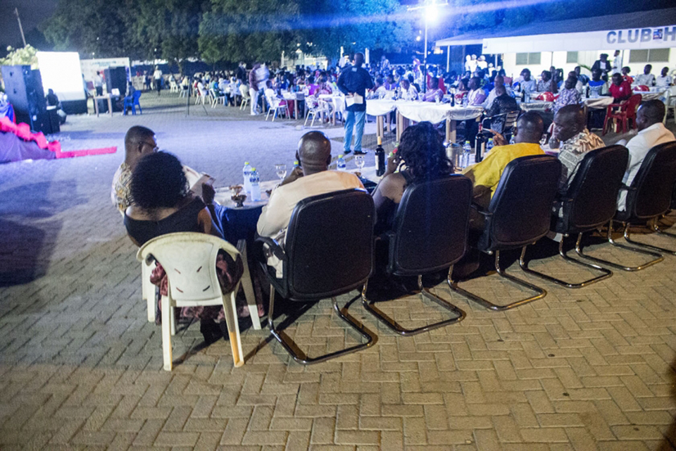 Cross-section of Mananagement and athletes present at the event