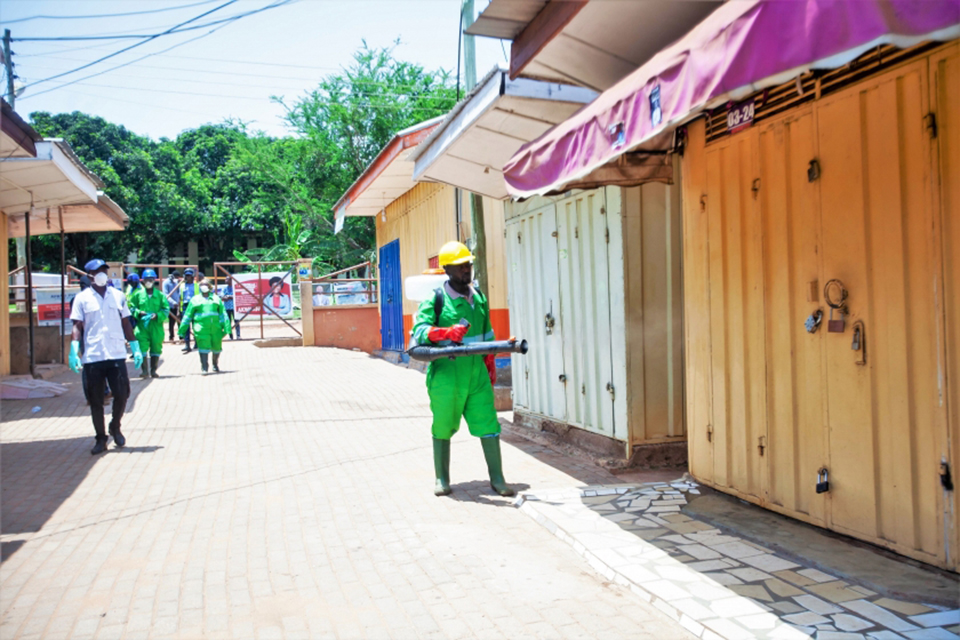 Fumigation of storerooms at COLTEK