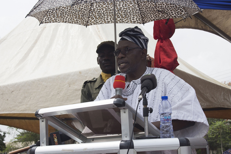 Prof. Ephraim Avea Nsoh during his address