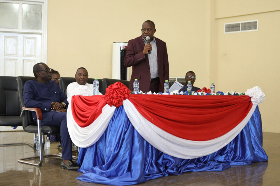 Chairman, Rev. Fr. Prof. Anthony Afful-Broni addressing participants