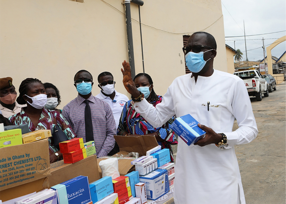 Ag. Pro-Vice-Chancellor, Prof. Andy Ofori-Birikorang during the presentation