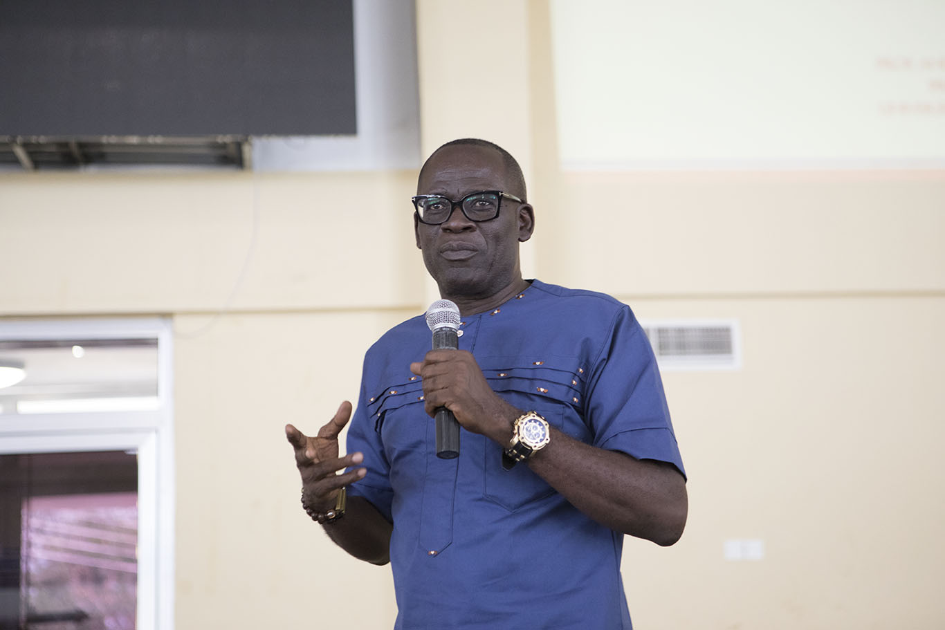 Prof. Andy Ofori-Birikorang during the training programme for lecturers