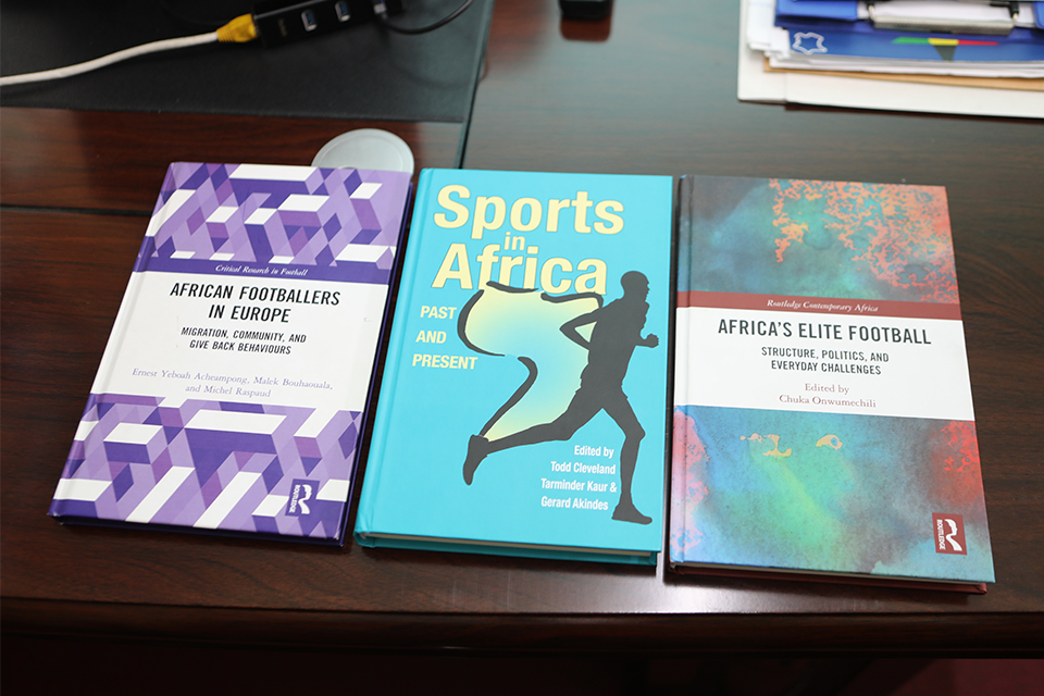 Some notable sports books containing Chapters by Dr. Acheampong