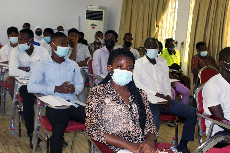 HPERS level 300 students at the sports promotion programme