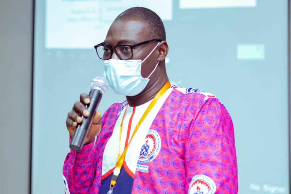 Prof. Ernest Kwasi Amponsah reminds participants of the huge responsibilities they carry as student leaders