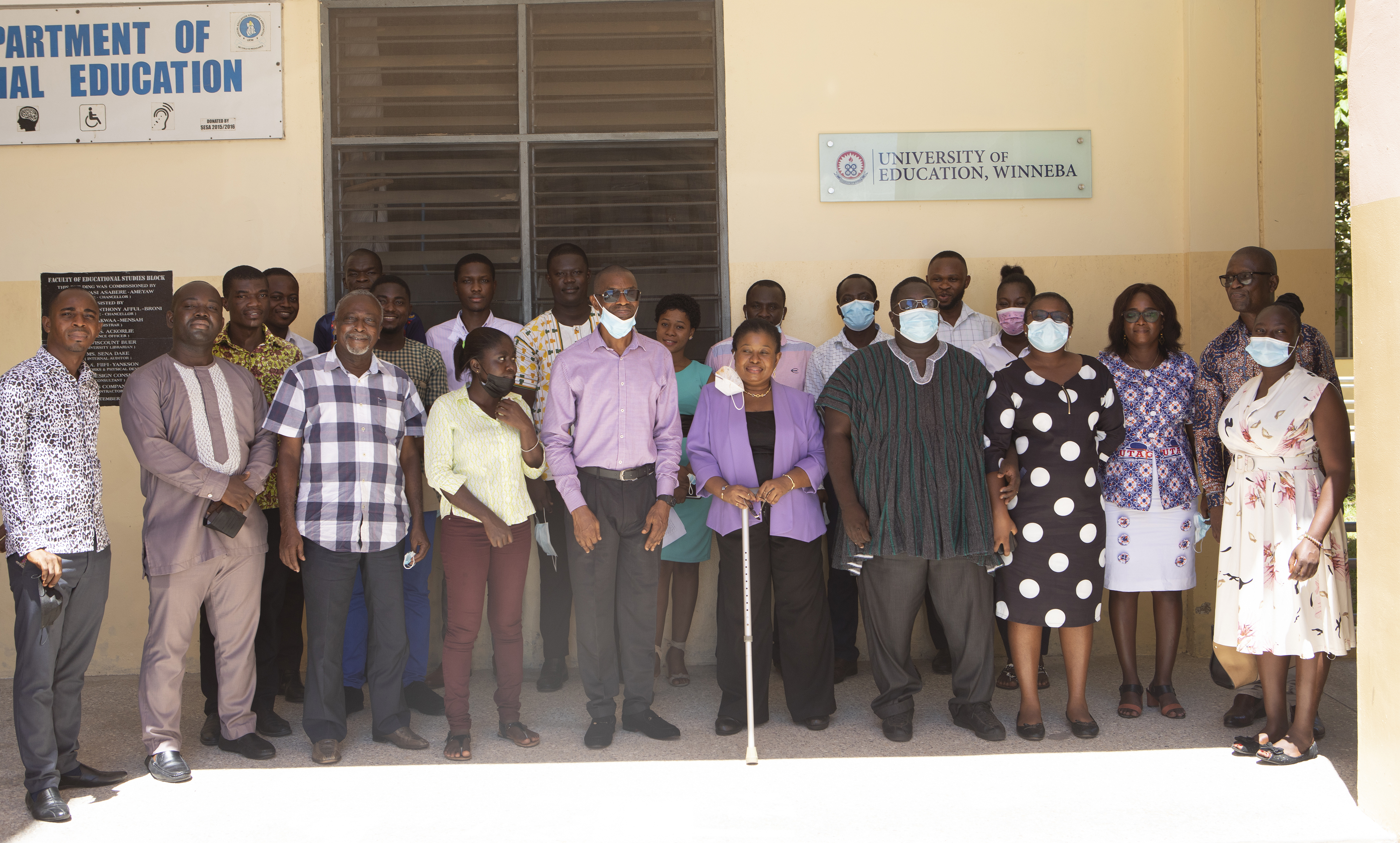 UEW VREF team with local stakeholders after the meeting