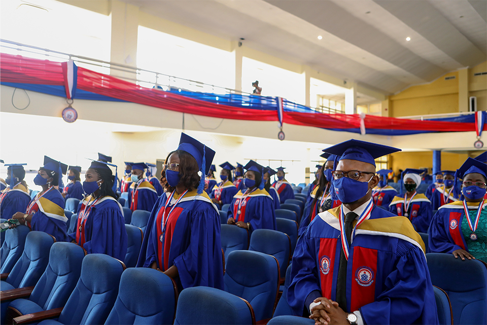 Cross-section of graduands 