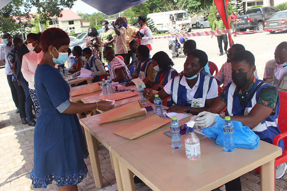 Members of the Association turned out massively to exercise their franchise during the exercise