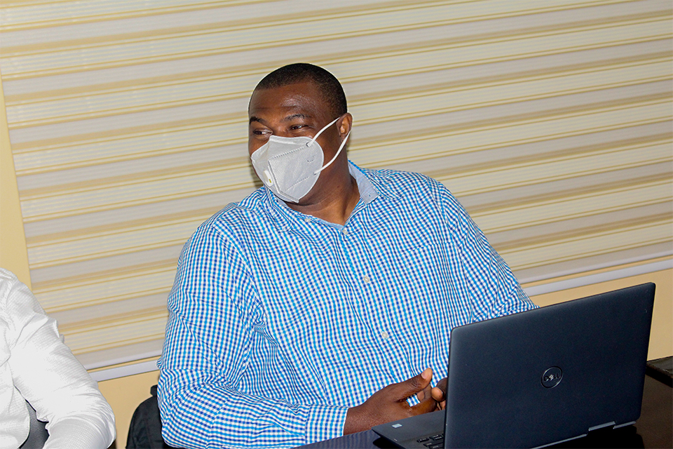 Leader of GTEC delegation, Mr. Evans T. Ankomah-Asare, expounds the need to develop a curriculum for pre-tertiary institutions to give them a competitive advantage over others 