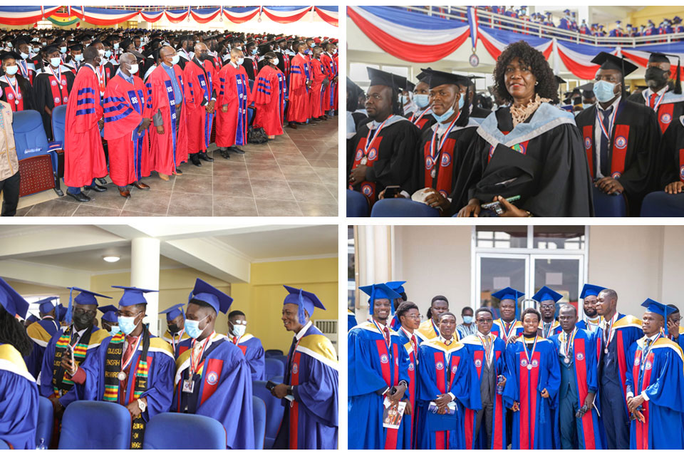 Shots of various graduands 