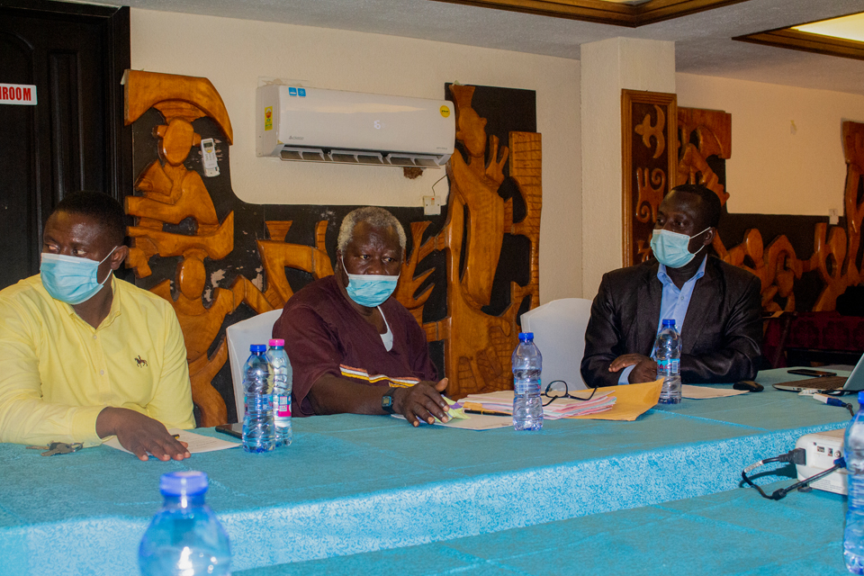 Some of the presenters at the programme included, Mr. Prince Asiedu (right) and Mr. Kofi Narh Adinku (left)