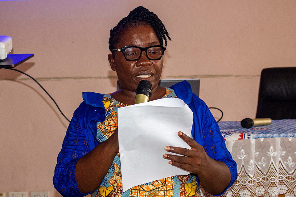 Dean of the Faculty, Dr. Charlotte Fofo Lomotey