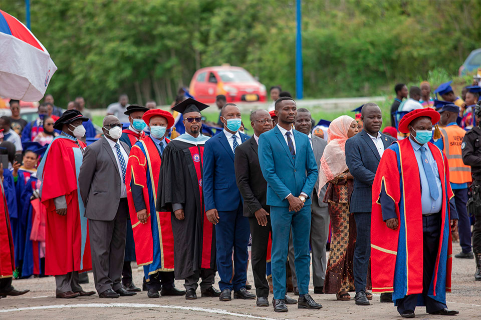 UEW council procession at the start of the ceremony