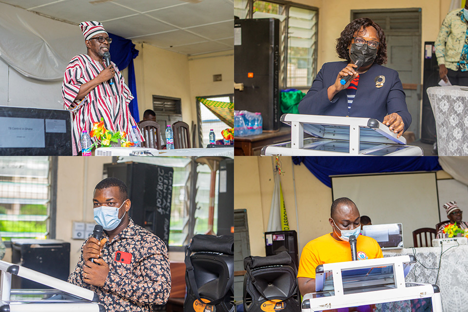 From top (L-R);Prof. Ephraim Avea Nsoh, Dr. (Mrs.) Beth Offei-Awuku, Mr. Emmanuel Sarfo and Dr. George W. B. Bonsu