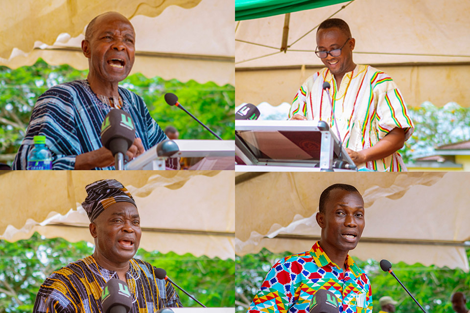 Speakers from top left: Dr. Paul Agbedor, Prof. Dominic Mensah, Prof. Samuel Asiedu-Addo and Dr. Kwasi Adomako