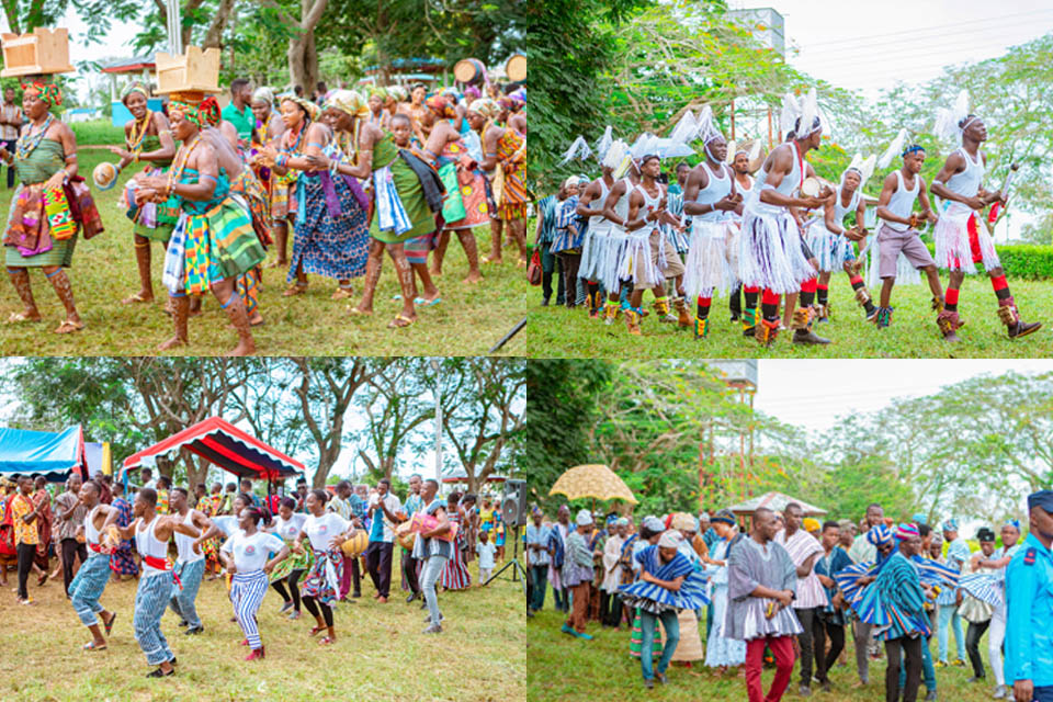 Various Departments of the College displaying their rich culture to spice up the ceremony