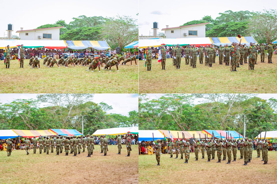 The CoLANG Army Cadet Corps also in action at the event