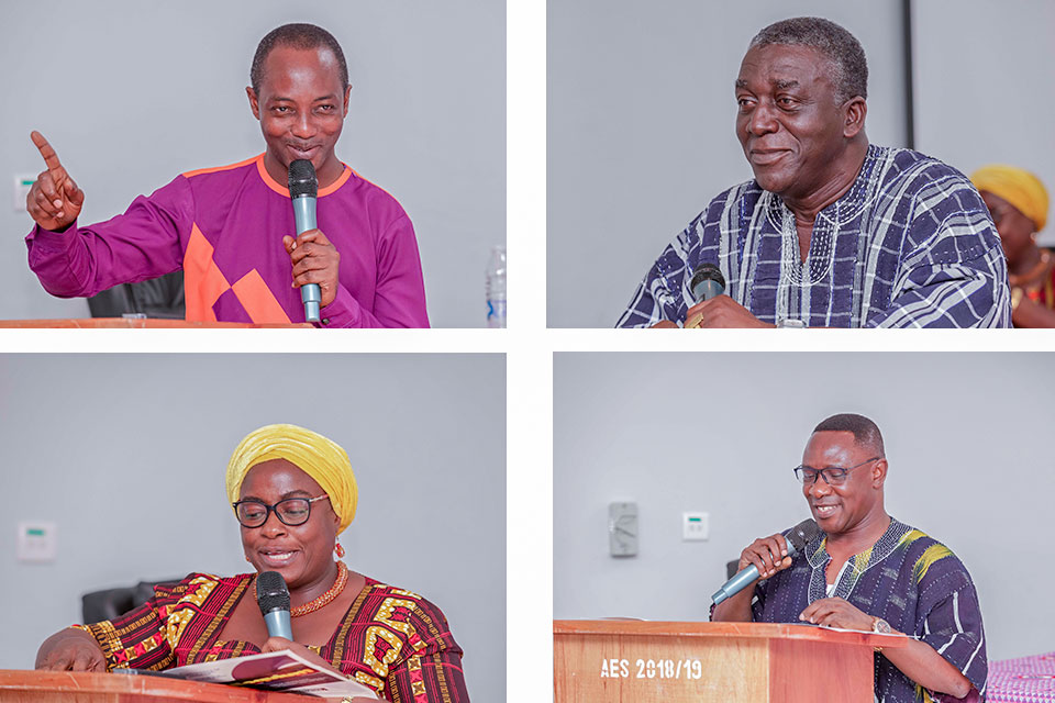 Special Guests from bottom R-L: Dr. Gabriel Botchwey, Prof. Lucy Attom, Prof. Obed Acquah and Nana Kobina Nketsiah V