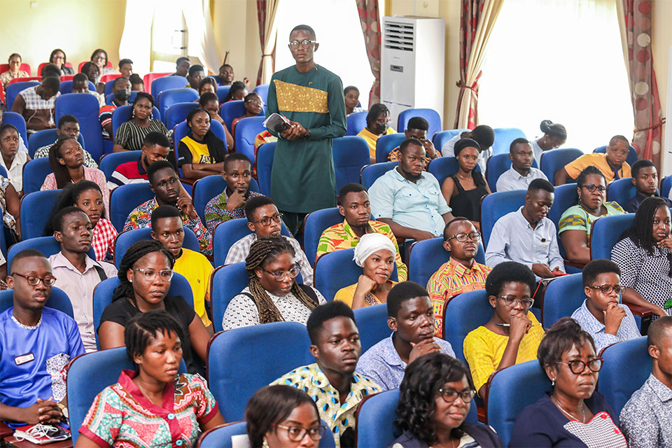 A cross-section of student leaders and staff of UEW who graced the event