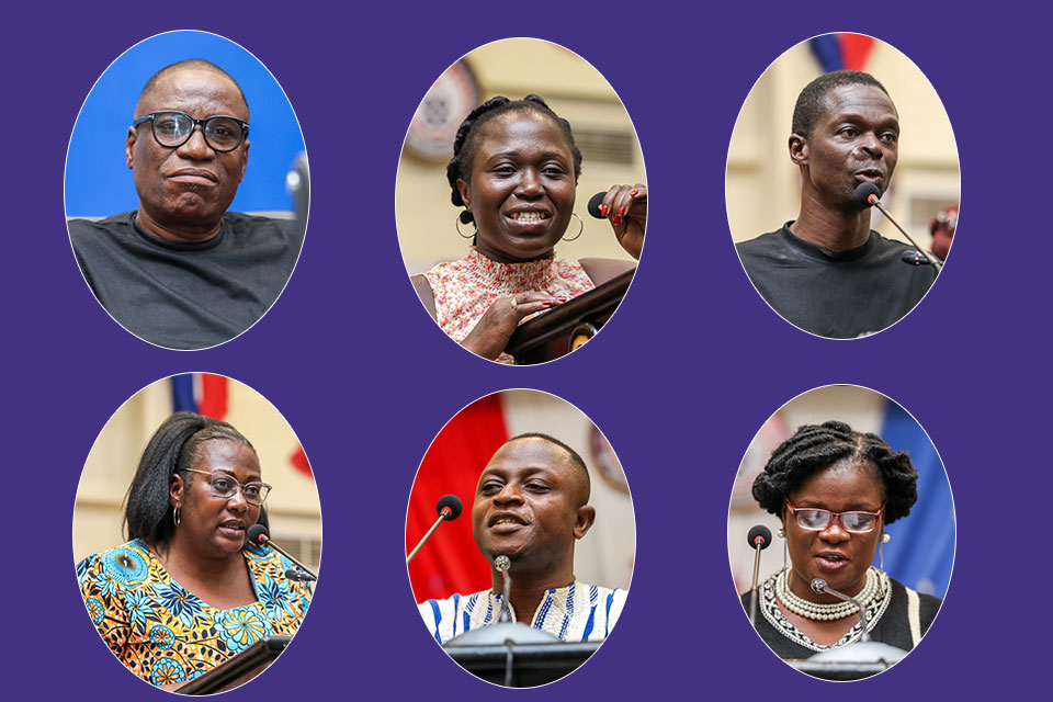 Top L-R: Prof. Asonaba Kofi Addison, Dr. Patricia Amos and Dr. Charles Annobil; bottom L-R: Mrs. Judith Bampoe, Dr. Richardson Addai-Munumkum and Mrs. Florence Mensah