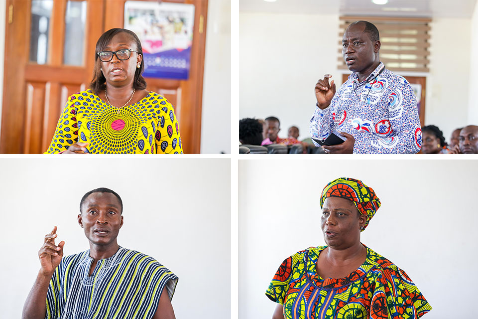 Participants contributing to the discourse on enhancing graduate studies at UEW