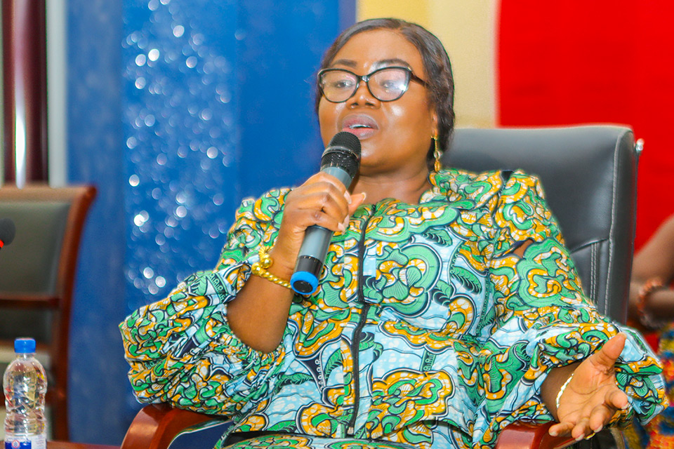 Executive Director of EOCO, COP Maame Yaa Tiwaa Addo-Danquah appeals to student leaders to rise up in the fight against corruption