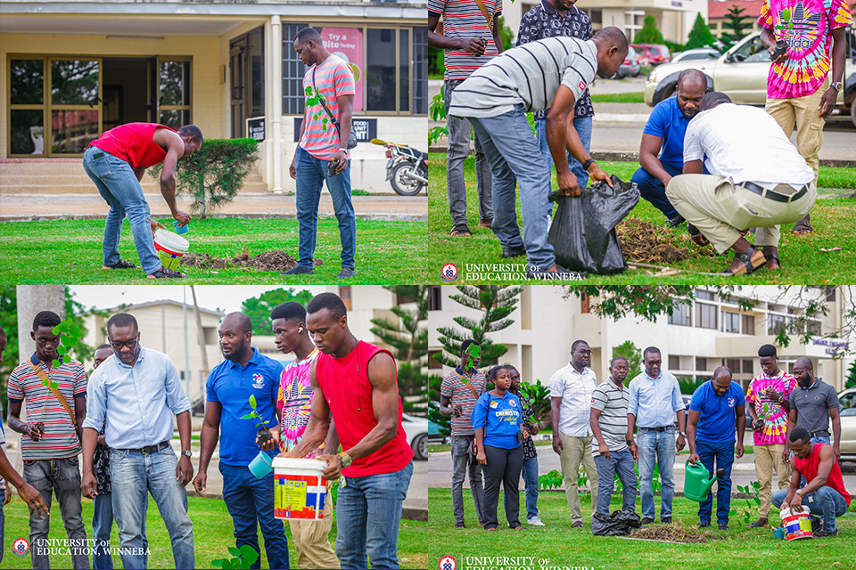 Staff and volunteers actively at work during the exercise at the North Campus