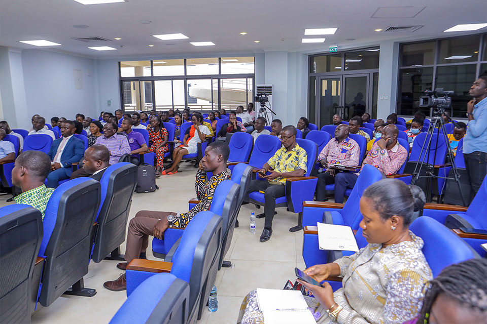 Attendees during the presentation of project findings by the research team