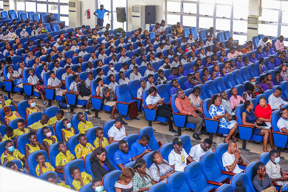 A cross-section of youth and guests at this year's festival