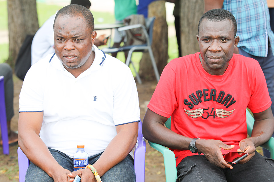 Dr. Edward Wilson Ansah (left) and Dr. Munkaila Seibu