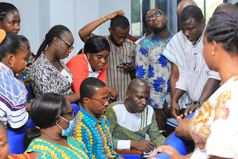 Participants in a teamwork 