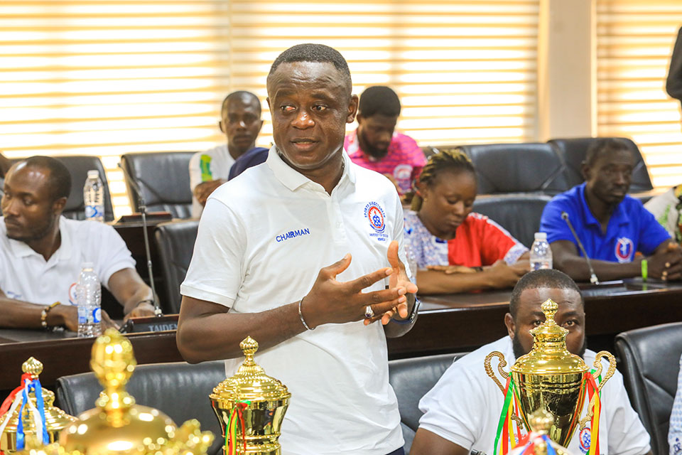 Dr. Emmanuel Osei Sarpong, leader of the UEW delegation