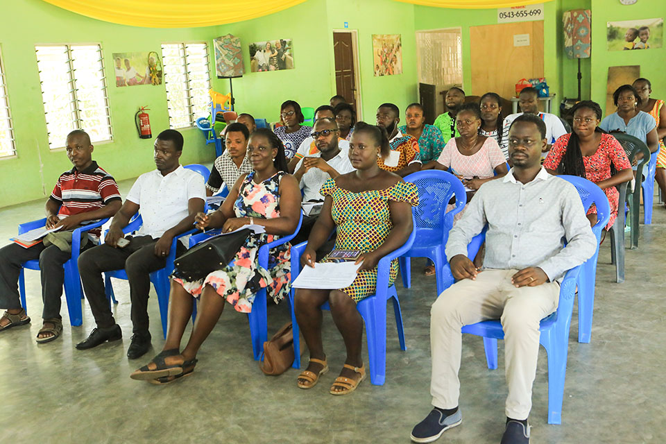 A cross-section of the STEM teachers at the workshop