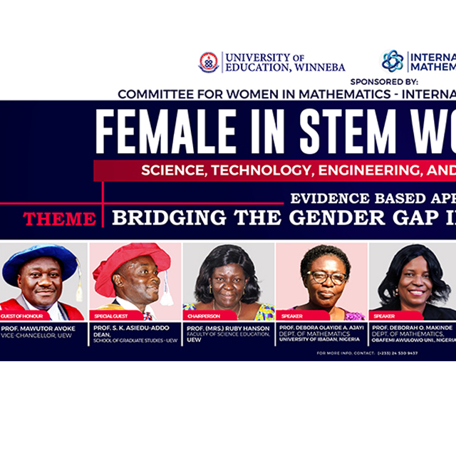 Female in STEM Workshop by the Dept. Mathematics Education