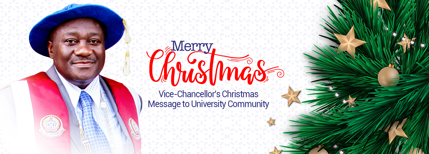 Vice-Chancellor's Christmas Message to University Community