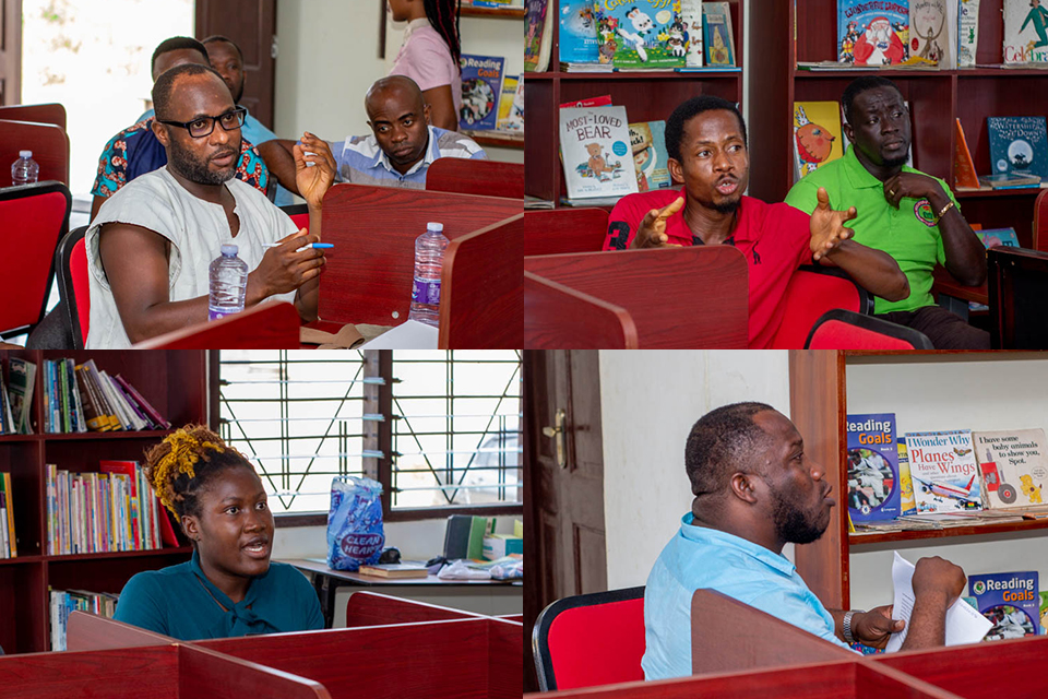 Sections of STEM teachers at the weeklong training