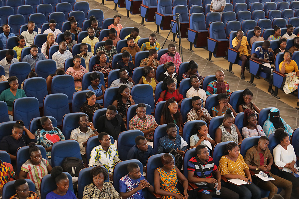 Service persons present at the Jophus Anamuah-Mensah Conference Centre for the orientation