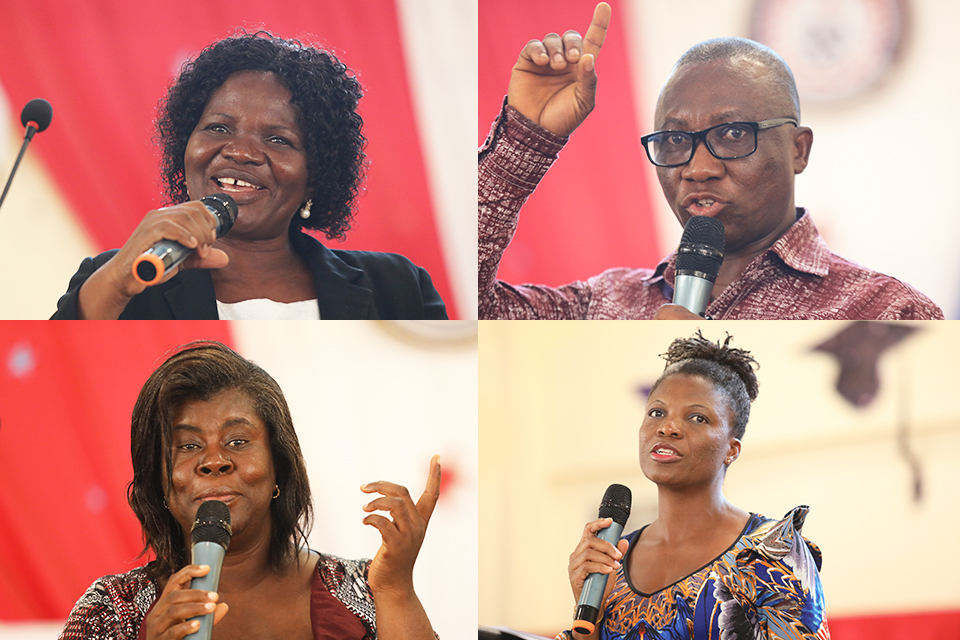 Facilitators who made presentations at the Jophus Anamuah-Mensah Conference Centre