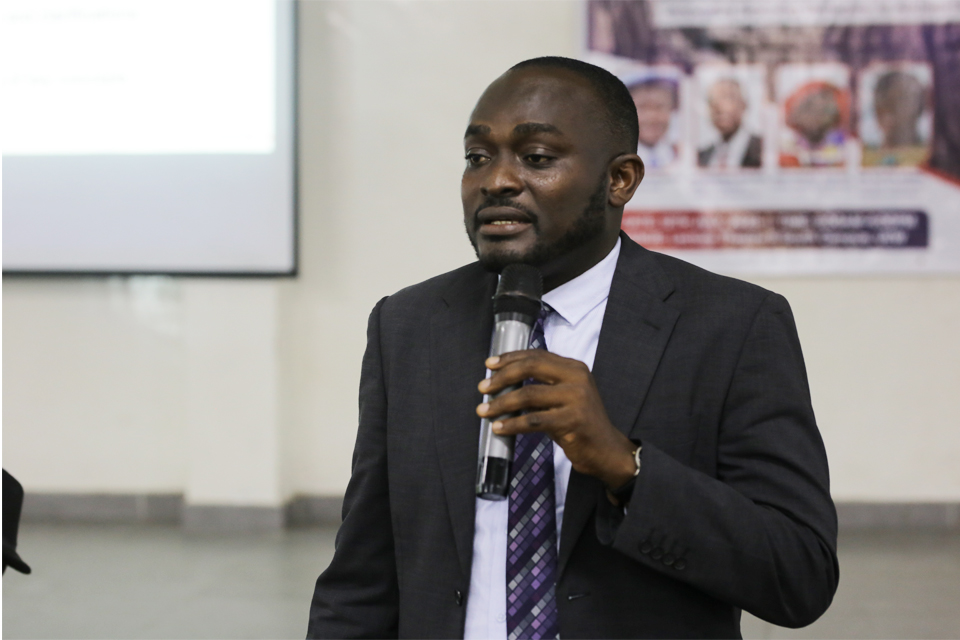 Dr. Desmond Appiah, initiator of the workshop