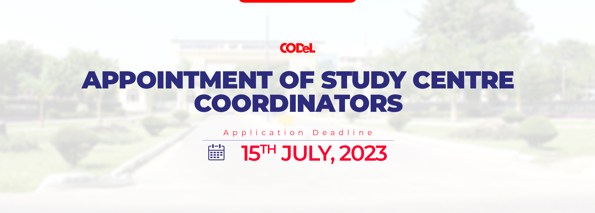 Appointment of Study Centre Coordinators