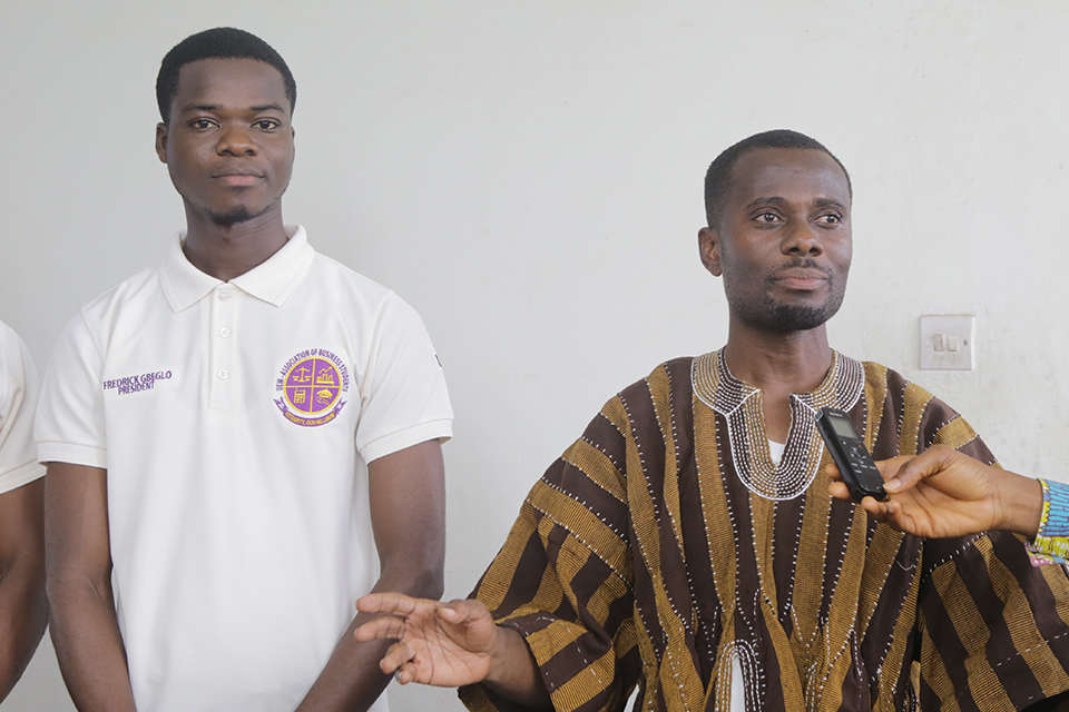 Dr. Joseph Ato Forson (right)