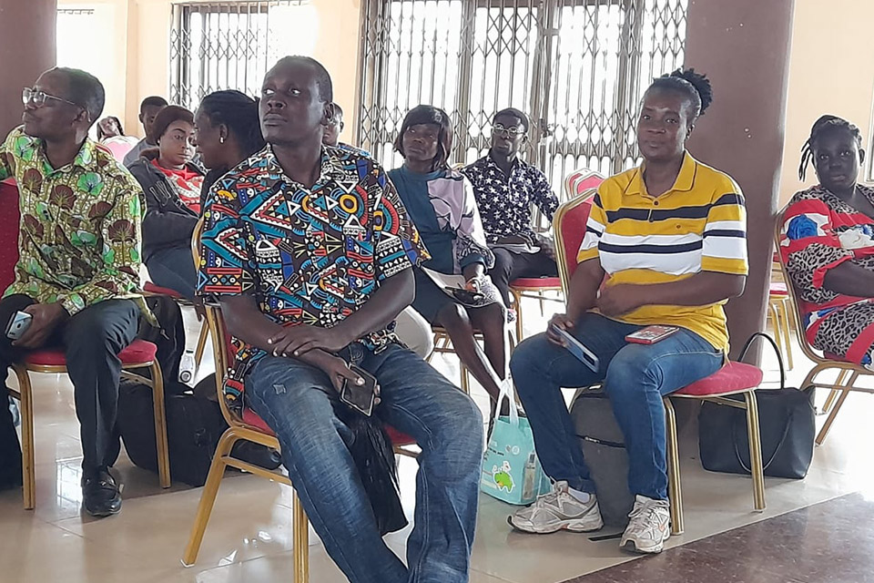 A cross-section of participants 