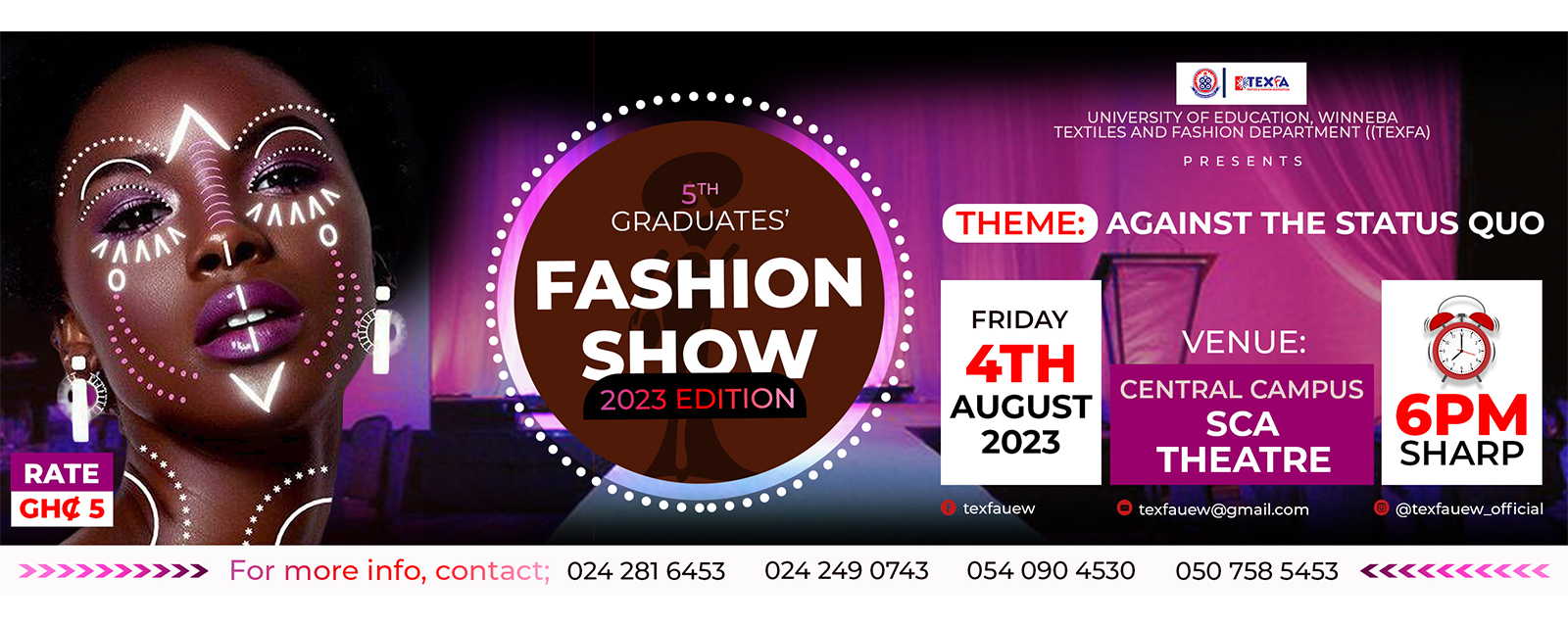 5th Graduates Fashion Show | Department of Textiles and Fashion Education