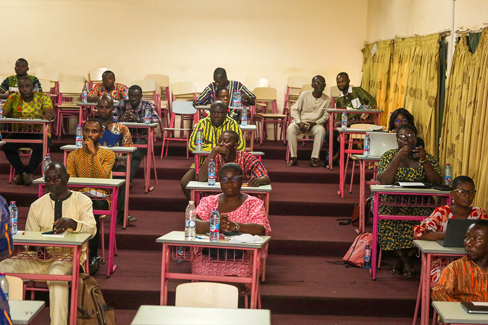 A cross-section participants at the Video Conference Room, Ajumako