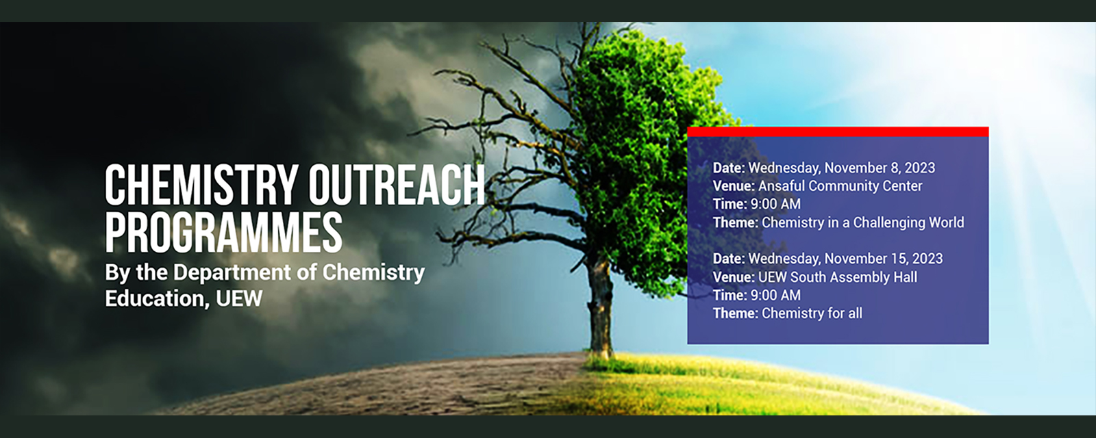 Chemistry Outreach Programmes by the Department of Chemistry Education, UEWChemistry Outreach Programmes by the Department of Chemistry Education, UEW